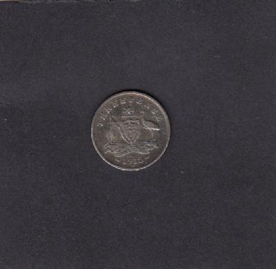 Beschrijving: 3 Pence GEORGIUS V